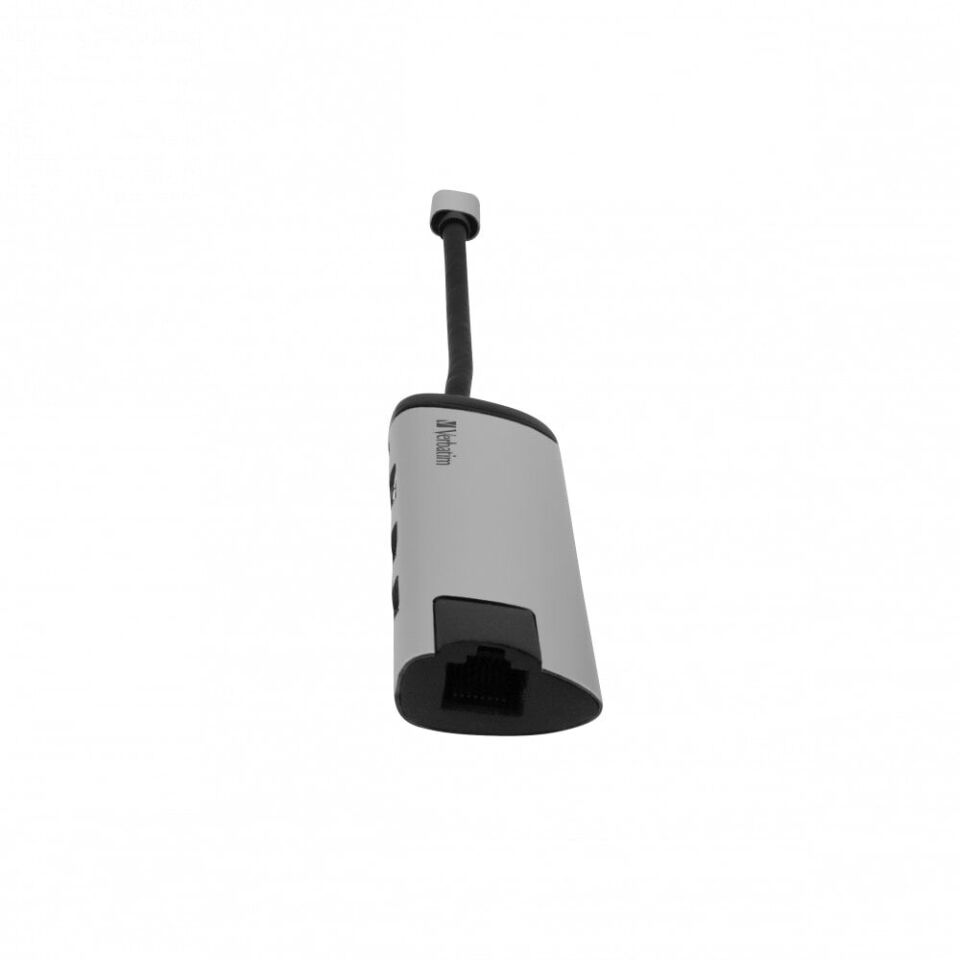 Verbatim USB-C Multiport Hub / 2x USB 3.0, HDMI, Gigabit Ethernet
