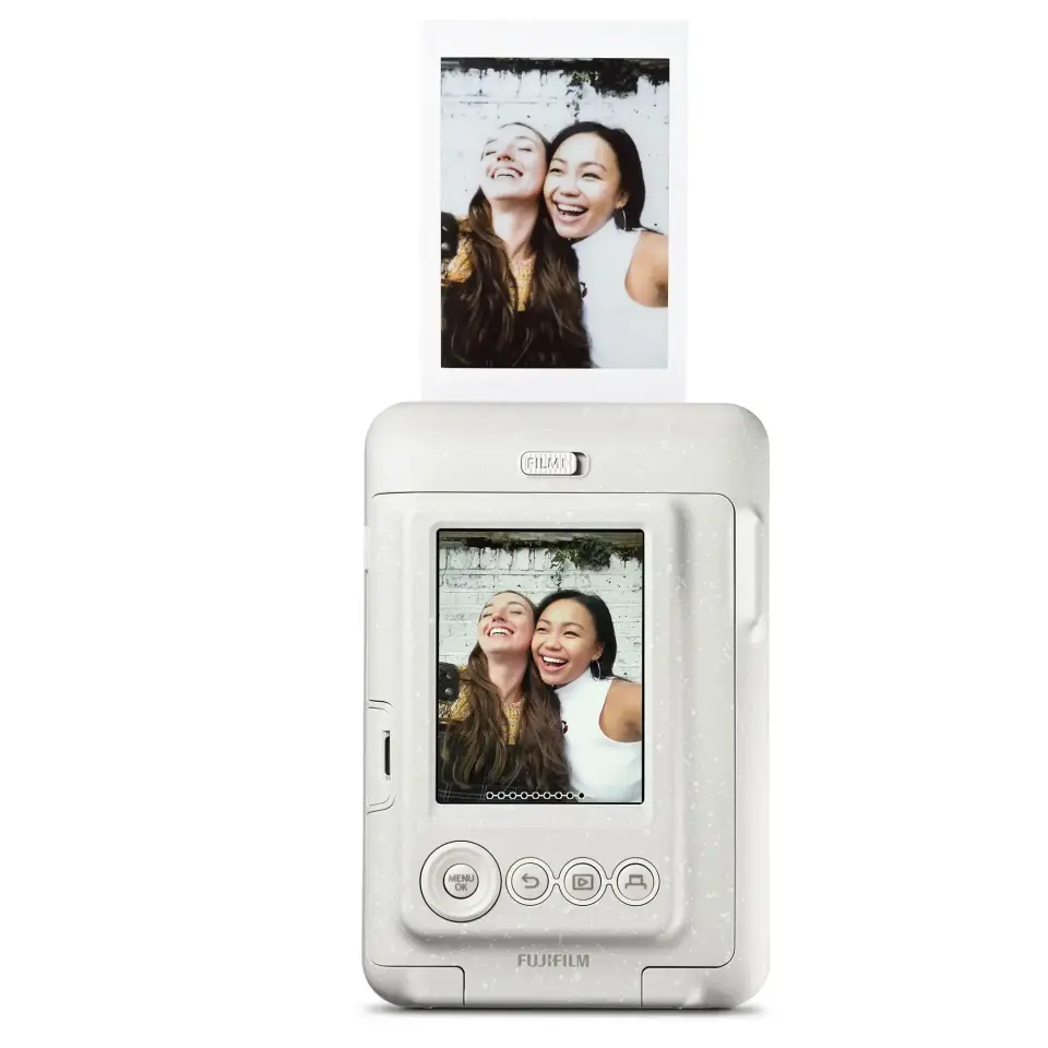 Instax Mini LiPlay Fotoğraf Makinesi Misty White + 20'li Film set