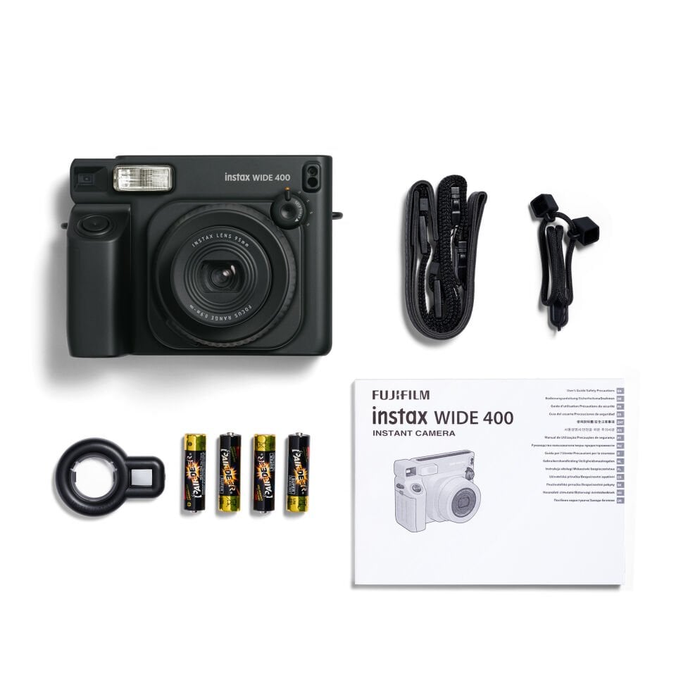 Instax Wide 400 Siyah Fotoğraf Makinesi ve 20'li Film