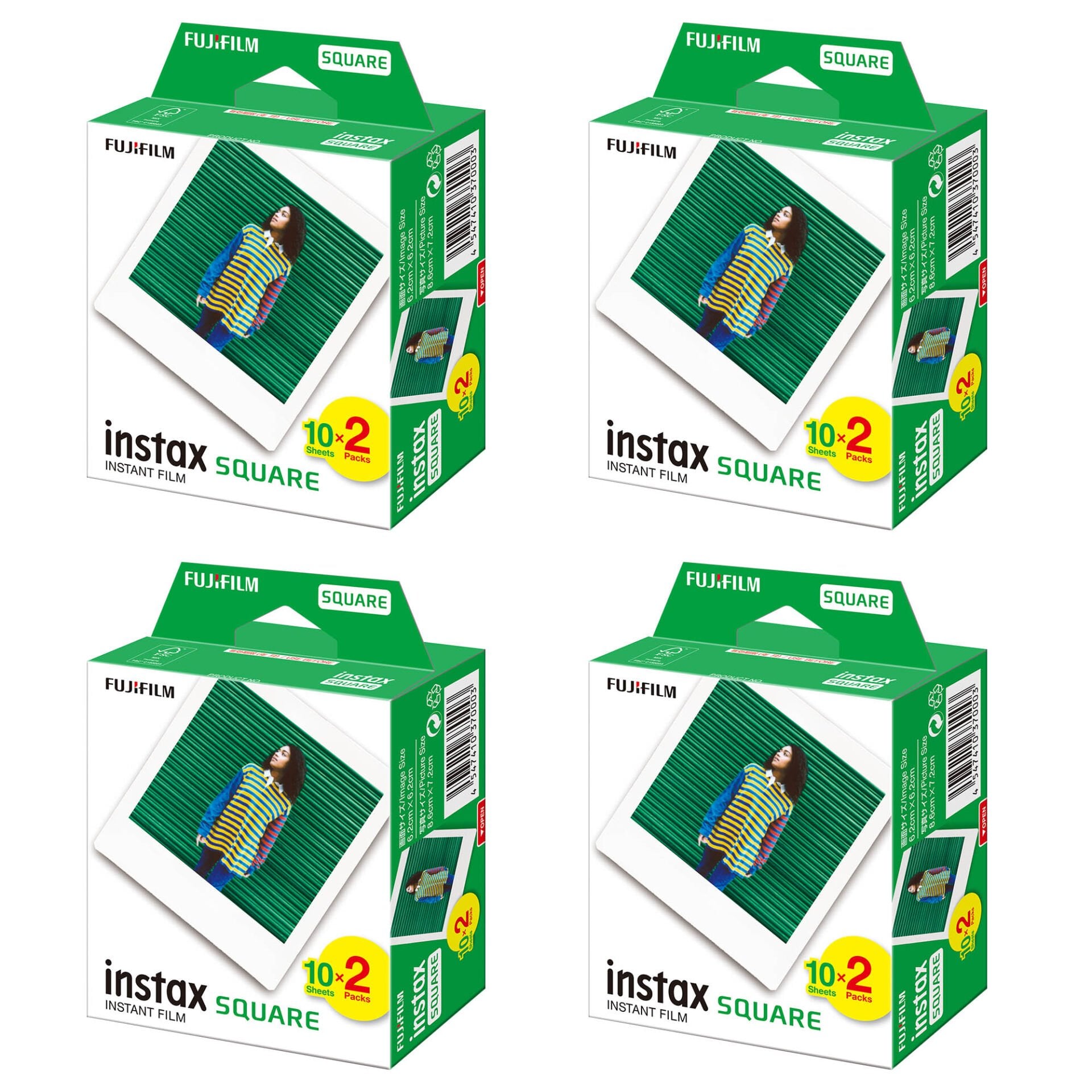 Instax Square 20'li Film 4'lü Set
