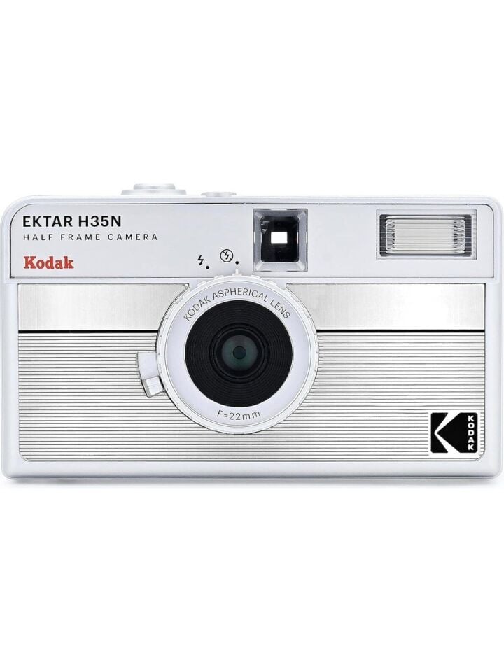 Kodak Ektar H35N 35mm Filmli Fotoğraf Makinesi Çizgili Gümüş