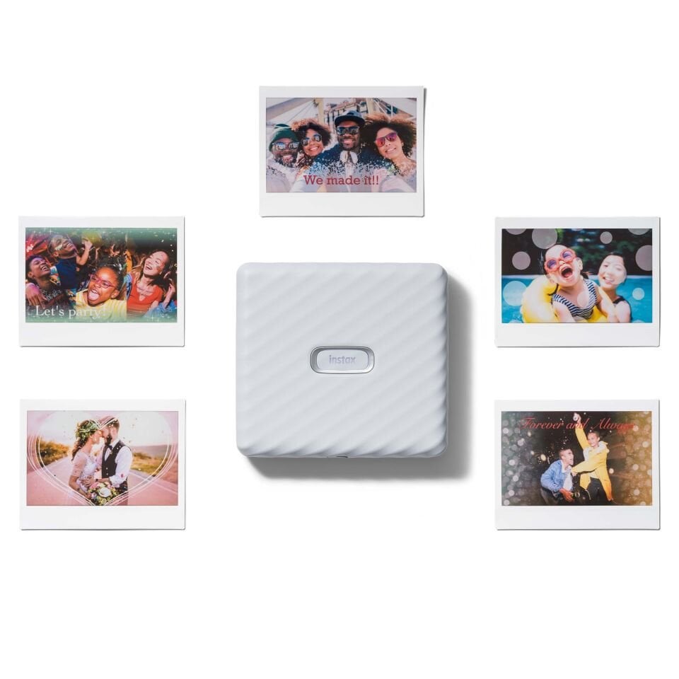 Instax Wide Link Akıllı Telefon Yazıcısı Beyaz ve 10'lu Film
