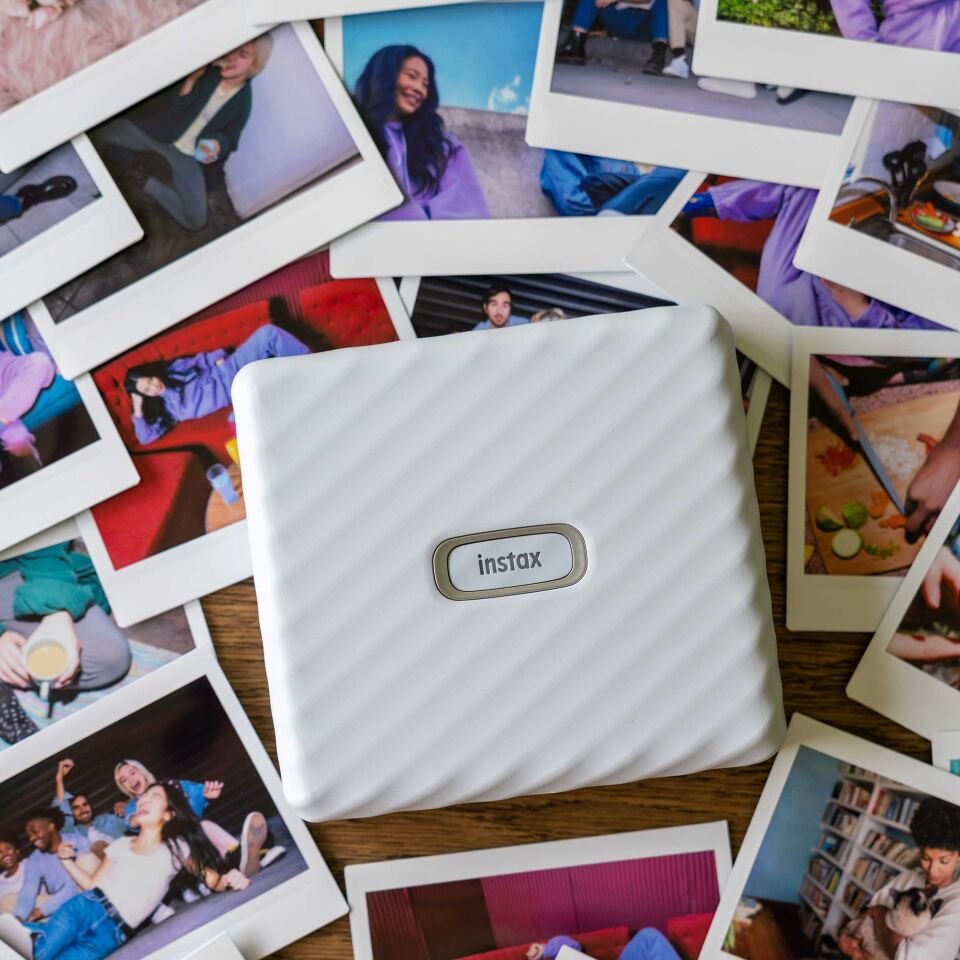 Instax Wide Link Akıllı Telefon Yazıcısı Beyaz ve 20'li Film