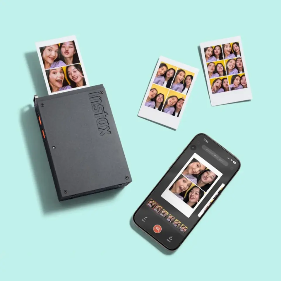Instax Mini Link Plus Akıllı Telefon Yazıcısı Siyah + 20'li Film