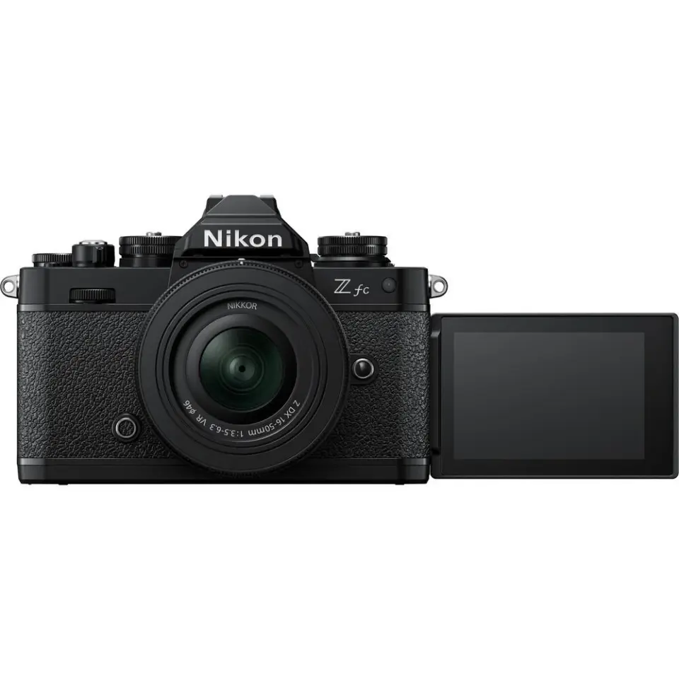 Nikon Z fc Aynasız Fotoğraf Makinesi 16-50mm Lens Kit (Siyah)