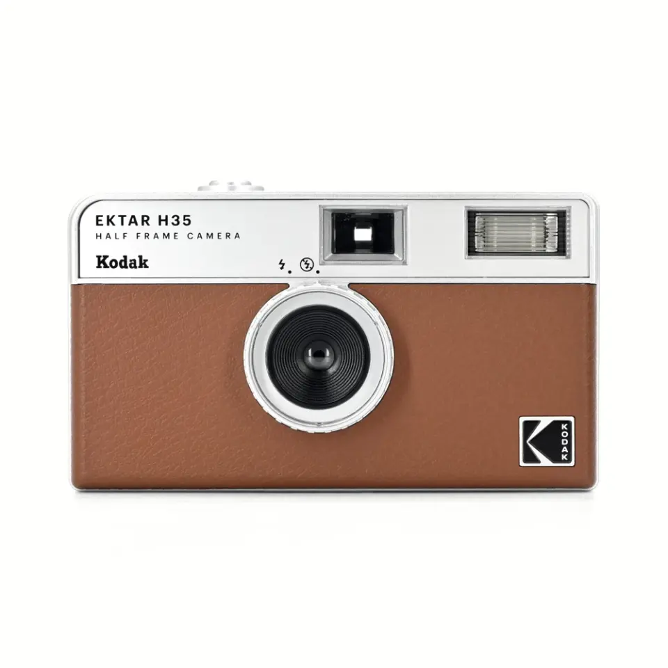 Kodak Ektar H35 135mm Filmli Fotoğraf Makinesi + Kodak Ultramax 24 Poz Film (Kahverengi)