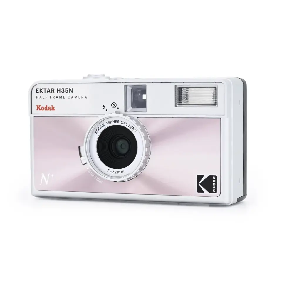 Kodak Ektar H35 135mm Filmli Fotoğraf Makinesi + Kodak Ultramax 24 Poz Film (Pembe)