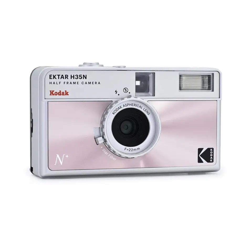Kodak Ektar H35 135mm Filmli Fotoğraf Makinesi + Kodak Ultramax 24 Poz Film (Pembe)