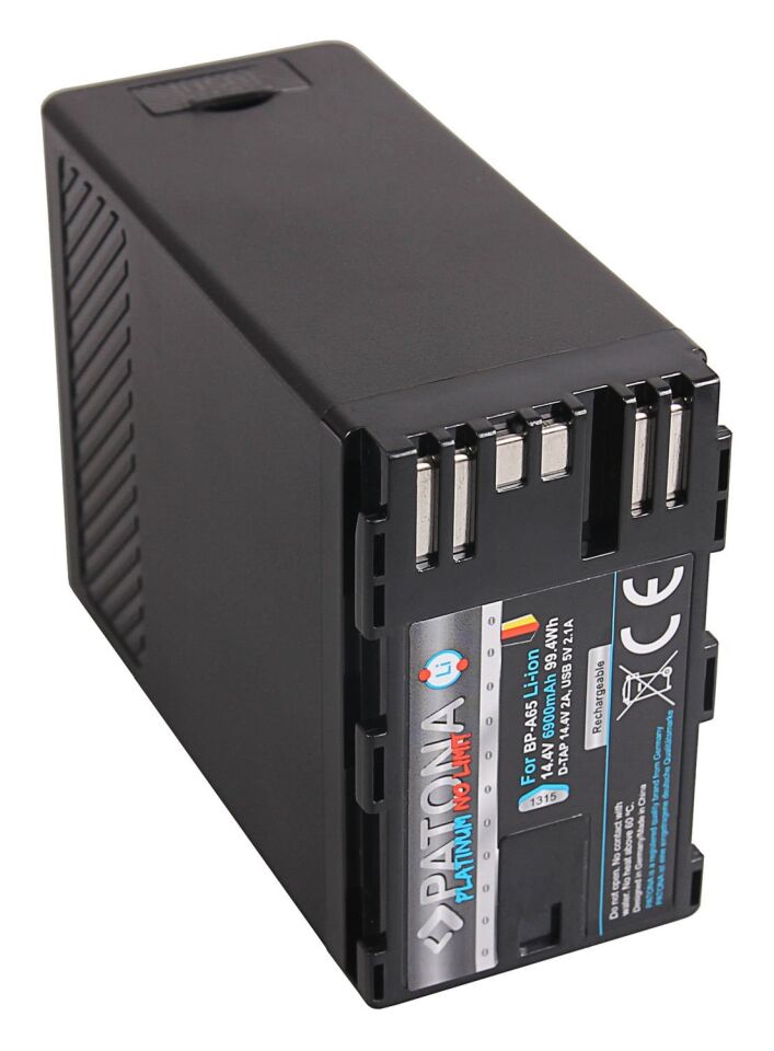 Patona 1315 Platinum Batarya Canon BP-A65 D-Tap USB-Çıkış