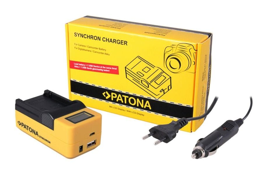 Patona 4629 Standart Seri Synchron Usb Şarj Aleti Canon Lp-E10 With Lcd