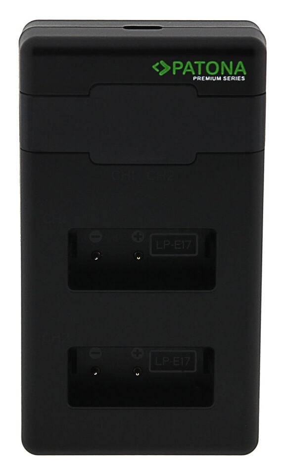 Patona 161939 Premium Twin Performans Pd Şarj Aleti Canon Lp-E17 İncl. Usb-C Cable