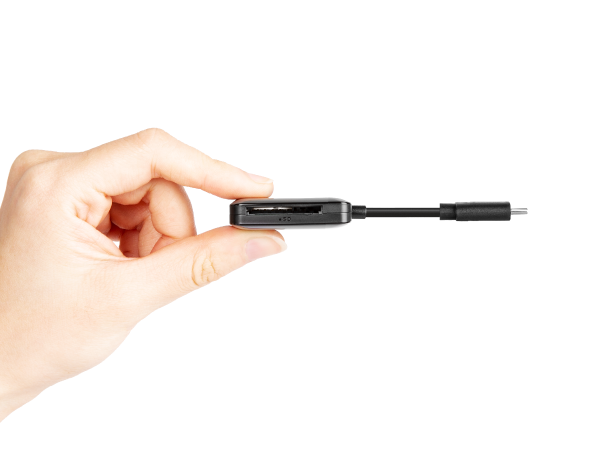Transcend Kart Okuyucu SD ve MicroSD USB 3.2 TYPE C Siyah